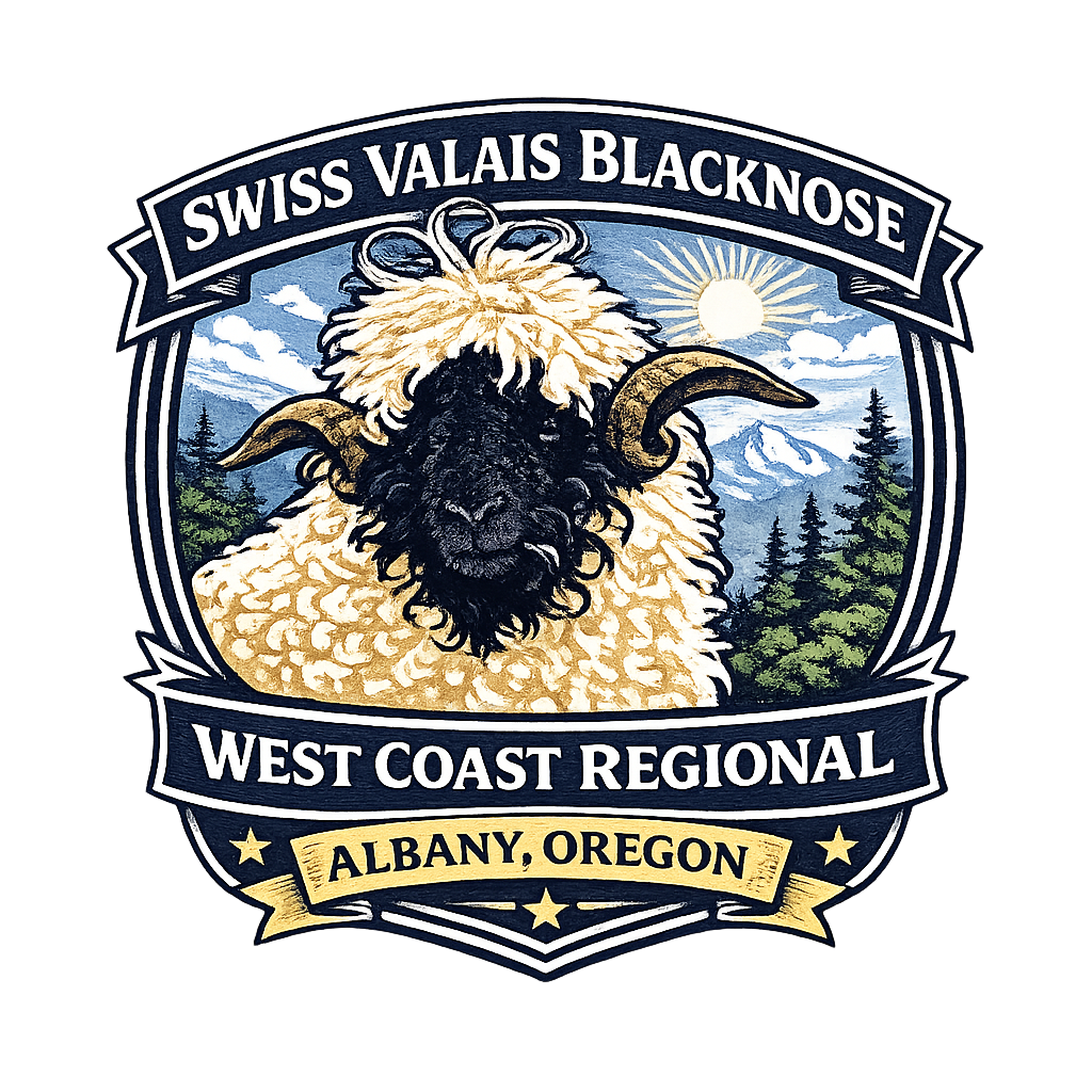 Swiss Valais Blacknose West Coast Regional logo